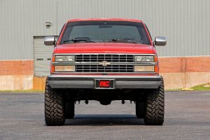 GMC C1500 Suspension Lift Kit - Rough Country - 6-Inch Lift, Premium N3 Shocks - Metallic Silver - '88-'99 GMC C1500 Suspension Lift Kit - Rough Country - 6-Inch Lift, Premium N3 Shocks - Metallic Silver - '88-'99